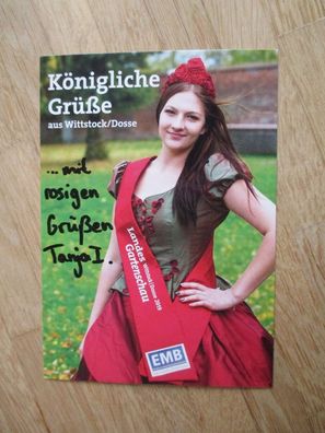 Rosenkönigin Landesgartenschau Wittstock/ Dosse Tanja I. - handsigniertes Autogramm!!
