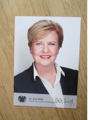 MdB SPD Dr. Eva Högl - handsigniertes Autogramm!!!