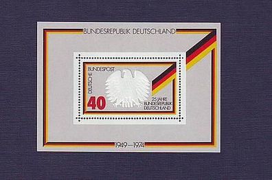 Bund Block 10 ( 25 Jahre Bundesrepublik Deutschland )xx