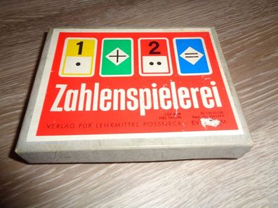 Kartenspiel/ Legespiel-Zahlenspielerei-Verlag für Lehrmittel Pössneck