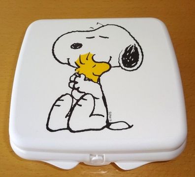 Tupperware® * * Quadratische Sandwich-Box / Brotdose * * Motiv Snoopy mit Vogel