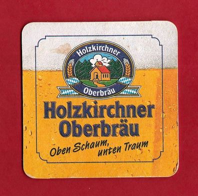 Holzkirchner Oberbräu - ein gebrauchter Bierdeckel