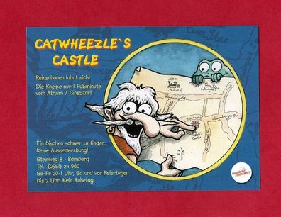 Catwheezle`s Castle - Bamberg Moderne Gasthauskarte - ungebraucht (1)