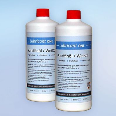 2L Paraffinöl, medizinische Qualität (DAB) hochreines Universalöl, 2 Liter