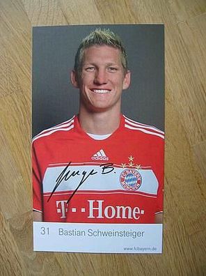 FC Bayern München Saison 08/09 Bastian Schweinsteiger - Autogramm!!!