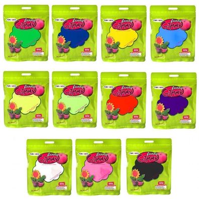 funny Gummy Auswahl an Farben 60g masse zum Ziehen, wie ein Flummy Kreativ Bauen