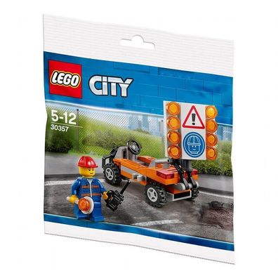 LEGO® City Set 30357 / Baustellen Absicherung mit Figur / Polybag