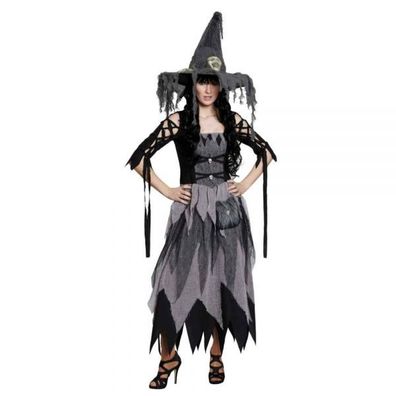 Hexenkleid Scary Witch - Größe: 38-46 - ohne Hut