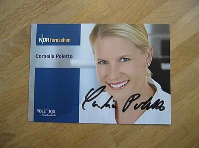 Starköchin Cornelia Poletto - handsigniertes Autogramm!!!