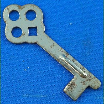 alter Schließfachschlüssel Automatenschlüssel mit Sicke ca. 54 mm