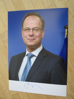 EU Kommissar Tibor Navracsics - handsigniertes Autogramm!!!