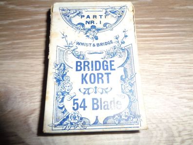 Kartenspiel - Bridge- Karten - 54 Blatt-Parti Nr.1 - Scandinavia