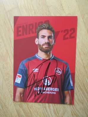 1. FC Nürnberg Saison 17/18 Enrico Valentini - handsigniertes Autogramm!!!