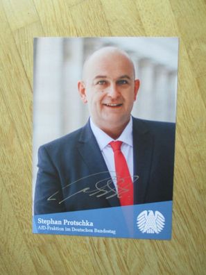 MdB AfD Politiker Stephan Protschka - handsigniertes Autogramm!!!