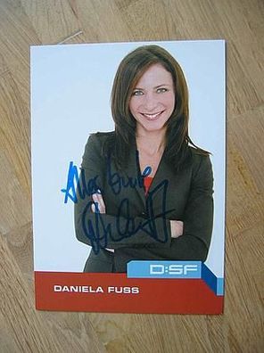 DSF Fernsehmoderatorin Daniela Fuss - handsigniertes Autogramm!!!