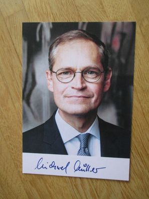 Bürgermeister Berlin SPD Michael Müller - handsigniertes Autogramm!!!