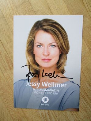 Das Erste Mittagsmagazin RBB Fernsehmoderatorin Jessy Wellmer - handsign. Autogramm!!