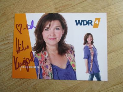 WDR Moderatorin Heike Knispel - handsigniertes Autogramm!!!