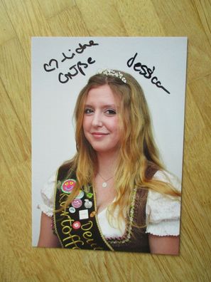 Deutsche Kartoffelkönigin 2018 Jessica - handsigniertes Autogramm!!!