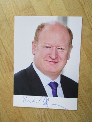 Niedersachsen Minister CDU Reinhold Hilbers - handsigniertes Autogramm!!!