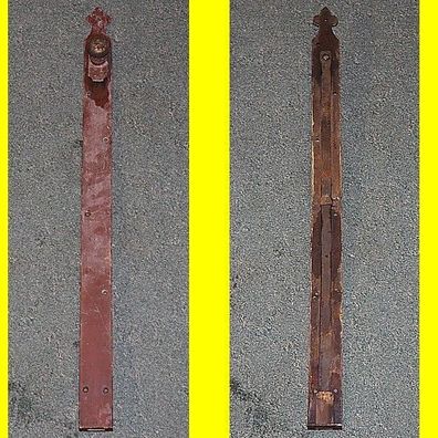 alter antiker Torriegel ca. 815 x 55 mm - Türriegel - Schieberiegel (1)