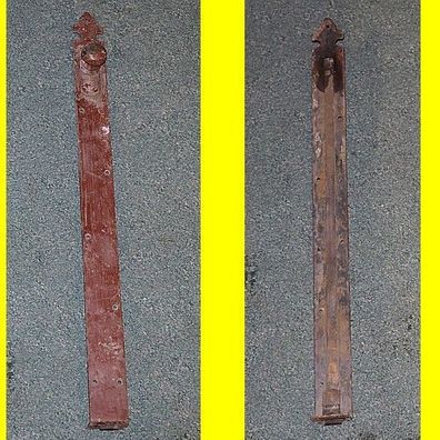 alter antiker Torriegel ca. 670 x 52 mm - Türriegel - Schieberiegel (2)