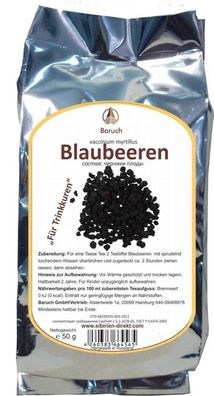 Blaubeeren - (Vaccinium myrtillus, Blaubeere, Schwarzbeere, Heidelbeere, Mollbee