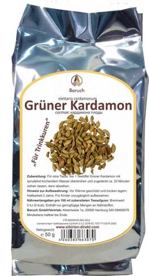Grüner Kardamom - (Elettaria cardamomum) - 50g