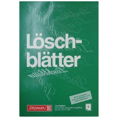 Löschblätter - DIN A4 - 6 Blatt