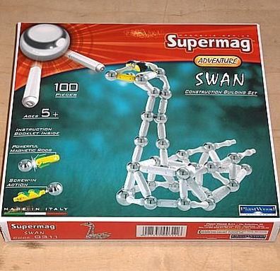 Supermag - Adventure Schwan - 100 Teile - Neu !