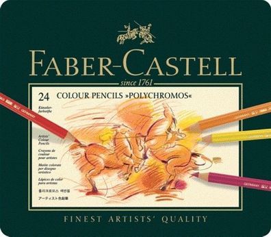 Faber-Castell 24er Metalletui Polychromos 110024