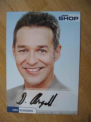 RTLShop Fernsehmoderator Dirk Klingebiel - Autogramm!