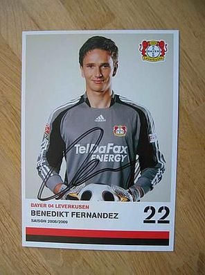 Bayer 04 Leverkusen Saison 08/09 Benedikt Fernandez