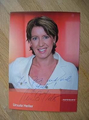 BR Fernsehmoderatorin Ursula Heller - Autogramm!