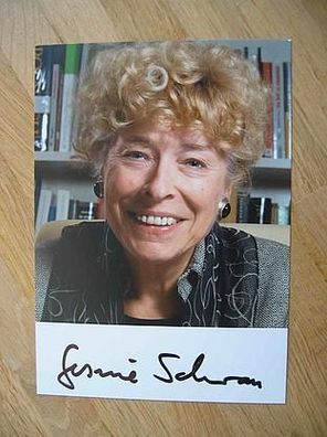 Kandidatin SPD Bundespräsidentin Gesine Schwan - handsigniertes Autogramm!!!