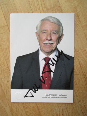 MdB AfD Politiker Paul Viktor Podolay - handsigniertes Autogramm!!!