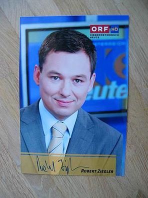 ORF Fernsehmoderator Robert Ziegler - Autogramm!