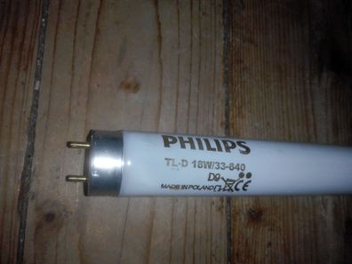 Philips TL-D 18w/33-640 D9 Made in Poland CE LeuchtStoffRöhre 60,1 60,2 60,3 60,4 cm