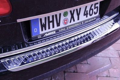 VW Passat 3C B6 Variant Ladekantenschutz Edelstahl Abkantung Stoßstange hinten