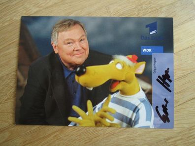 Käpt´n Blaubär Schauspieler Edgar Hoppe - handsigniertes Autogramm!!!