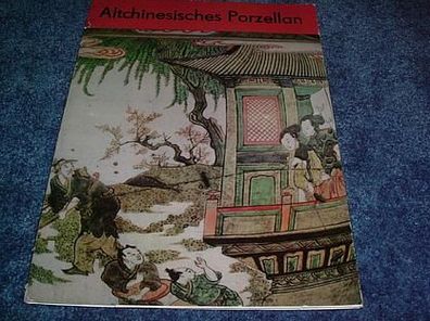 Altchinesisches Porzellan-Fotomappe mit 12 Bildern