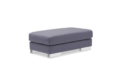 Hocker Polsterhocker ROXI Kunstleder Pflaume