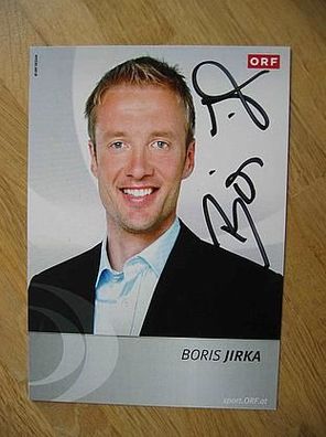 ORF Fernsehmoderator Boris Jirka - Autogramm!