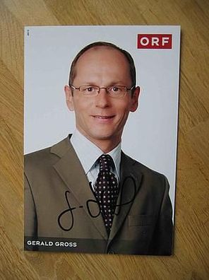 ORF Fernsehmoderator Gerald Gross - Autogramm!