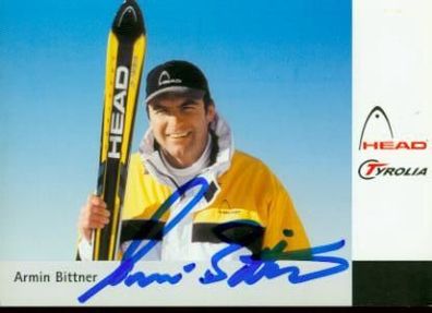Armin Bittner (ehemaliger deutscher Skirennläufer) - sig. Autogrammkarte (1)