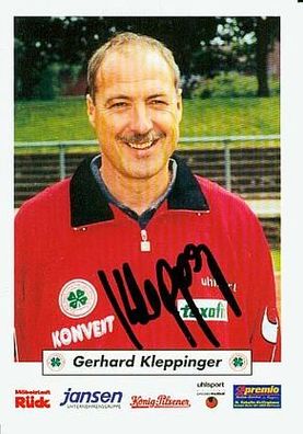 Gerhard Kleppinger - sig. Autogrammkarte