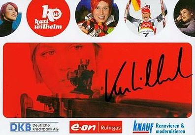 Kati Wilhelm (Biathlon - persönlich signiert (2)