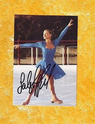 Gaby Seyfert (Eislauf) - persönlich signiert