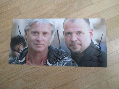 Liedermacher Werner Schmidbauer & Martin Kälberer - handsignierte Autogramme!!!