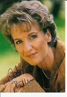 Gaby Bauer (Tagesthemen) - sig. Autogrammkarte
